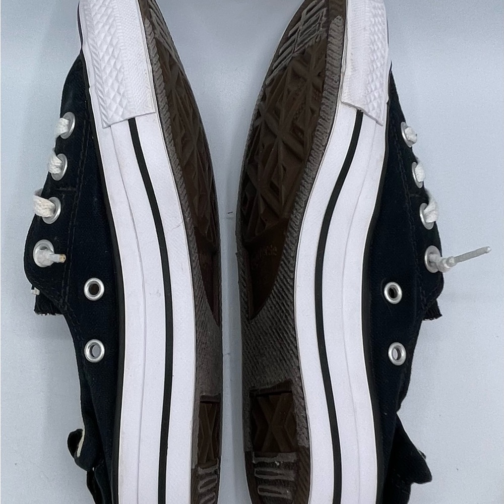 Converse Women's Chuck Taylor All Star Shoreline Black Lo Top Sneaker Size 6 - Picture 9 of 12